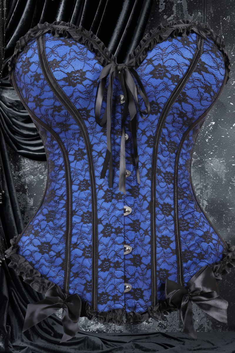 Corset Gothique Bleu – Etheria