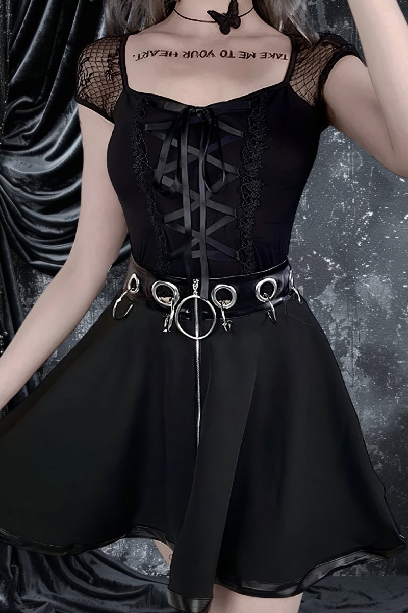 Haut Gothique Femme à Lacets – Phantomlace