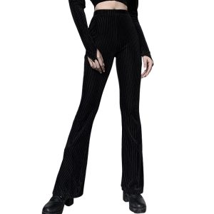 Pantalon Gothique Femme Noir