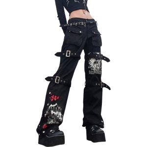Pantalon Femme Punk Gothique