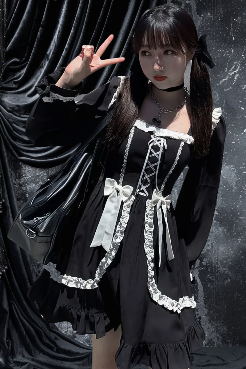 Robe Gothique Lolita – SinisterSymphony