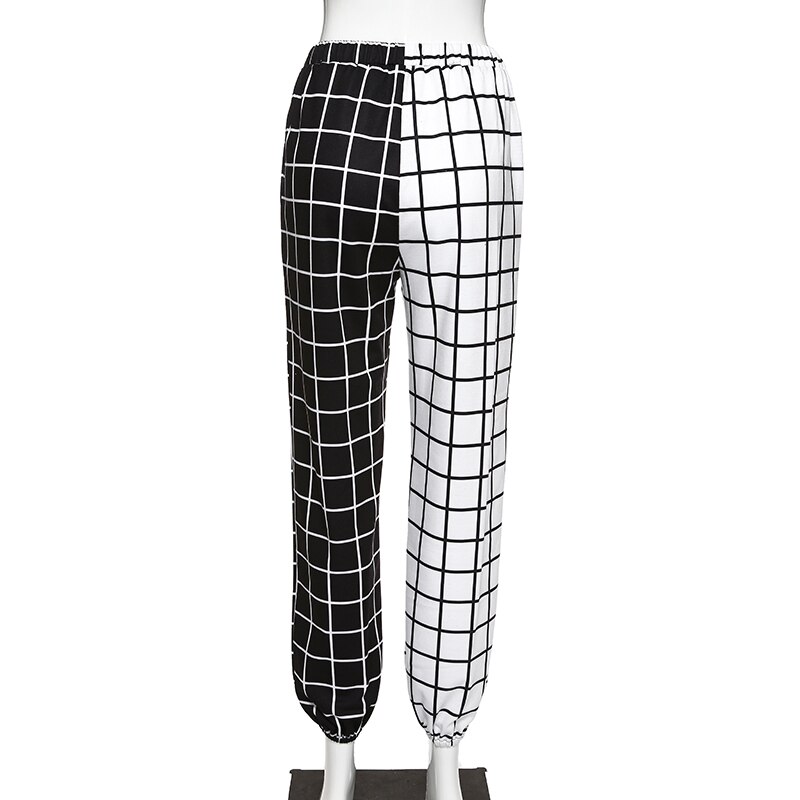 Pantalon Gothique Femme Noir Et Blanc