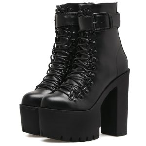 Bottes Gothiques Talons Hauts