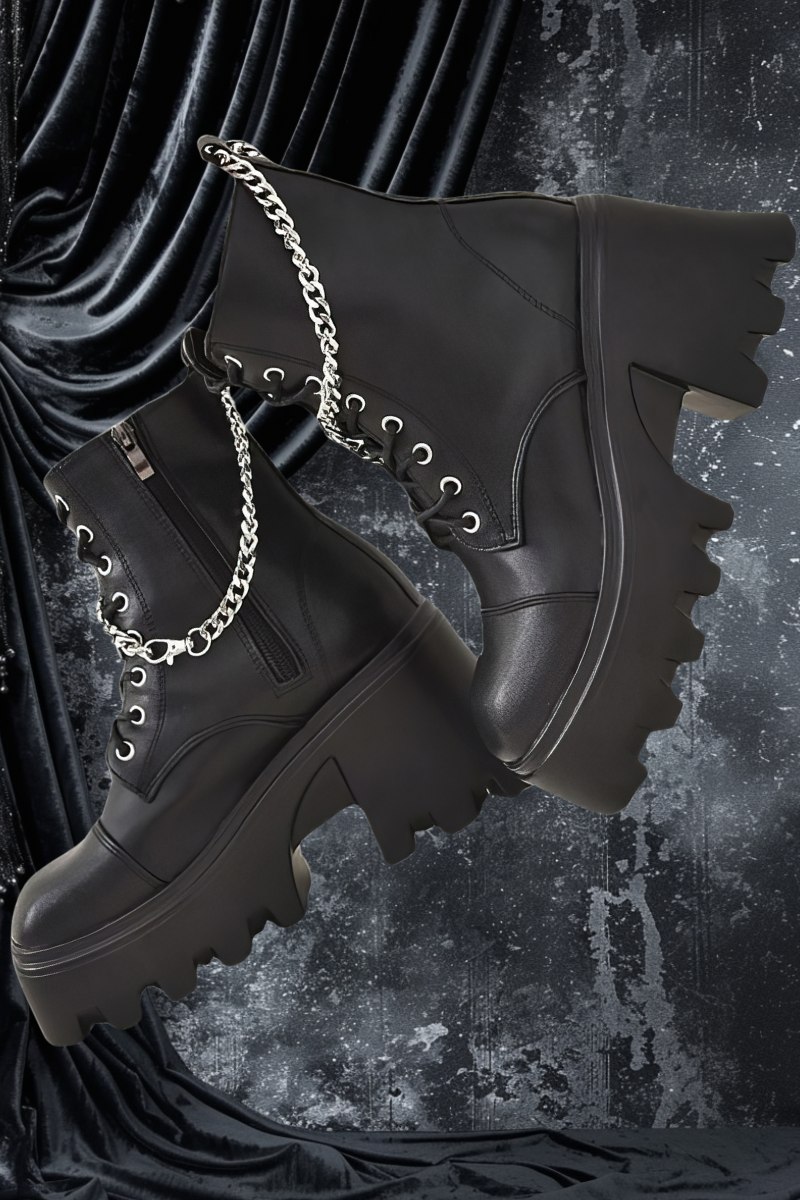 Chaussures Gothiques Ouverture Latérale – SideGap