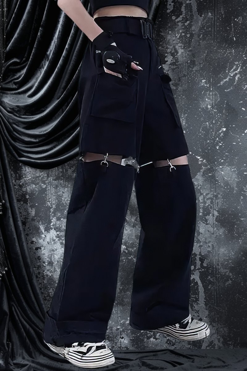 Pantalon Gothique Cargo Large – DarkDelight