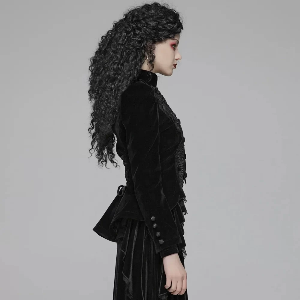 Manteau Long Noir Gothique Femme – Grimnightia