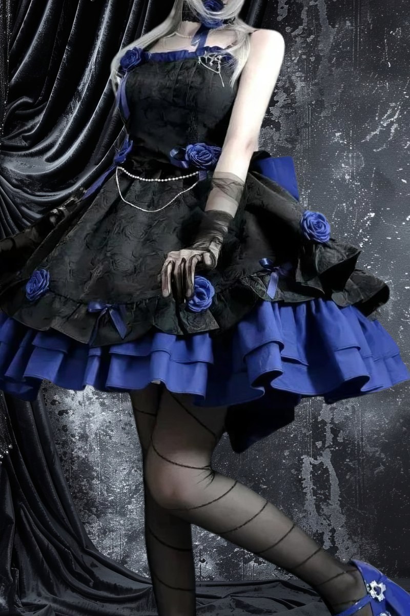 Robe Gothique Bleu – TwilightBlue